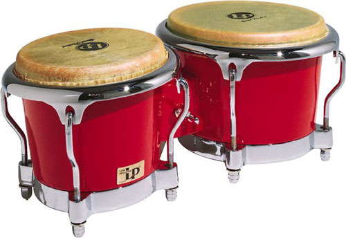 Latin Percussion Bongos fiberglass avec stand_location