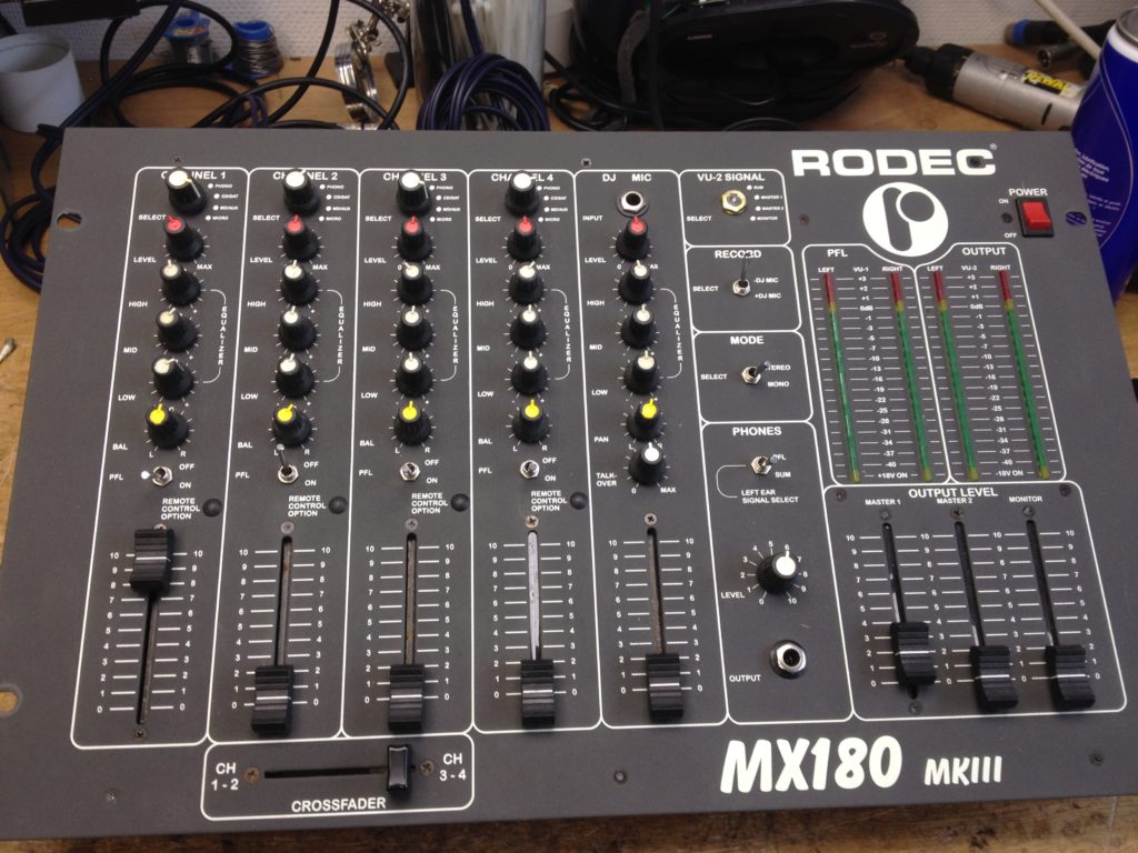Rodec MX180 MKIII réparation